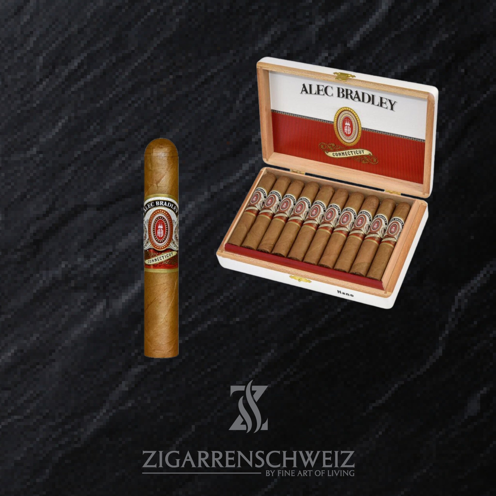 Alec Bradley Connecticut Nano Zigarren Kiste offen