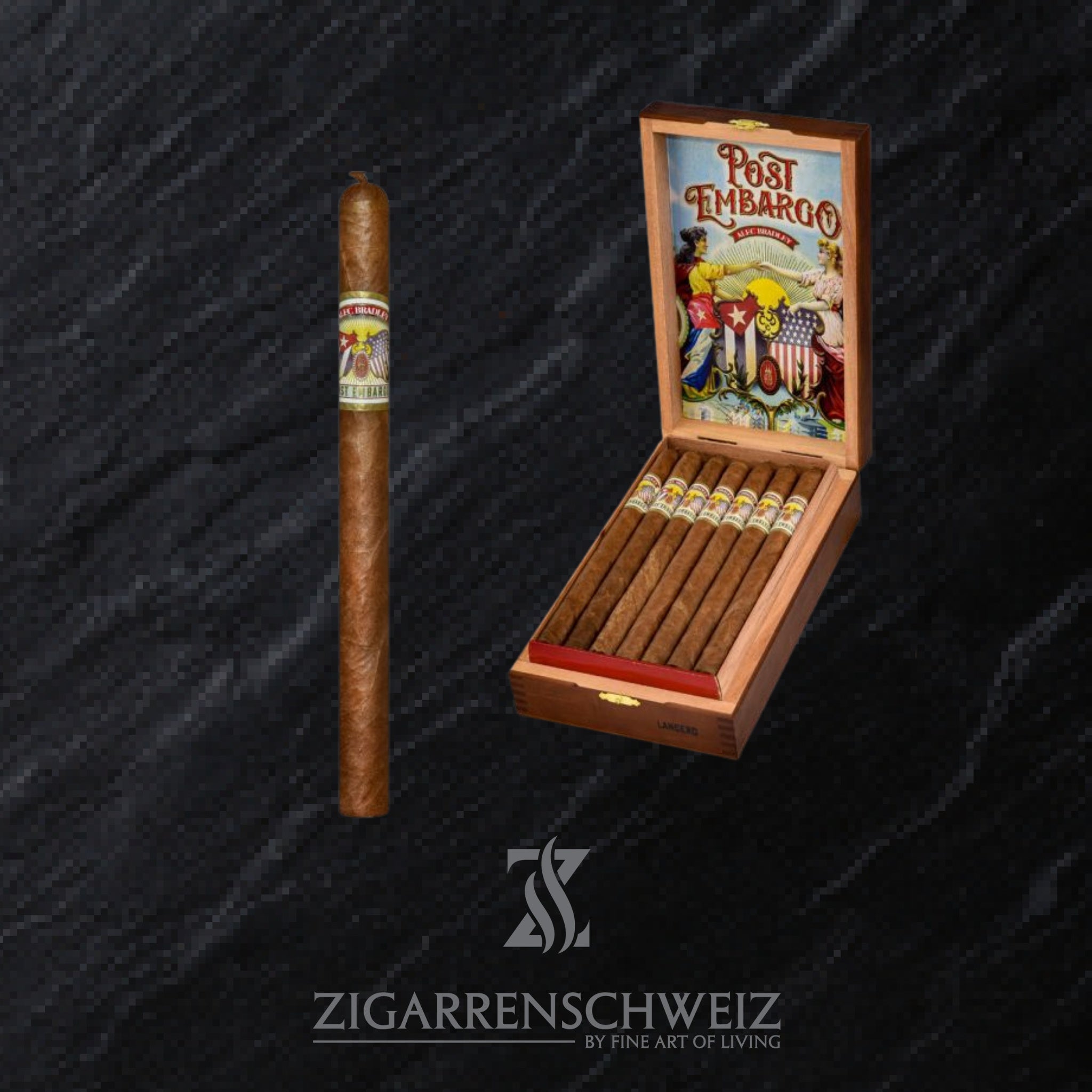 offene Kiste Alec Bradley Post Embargo Zigarren im Lancero Format