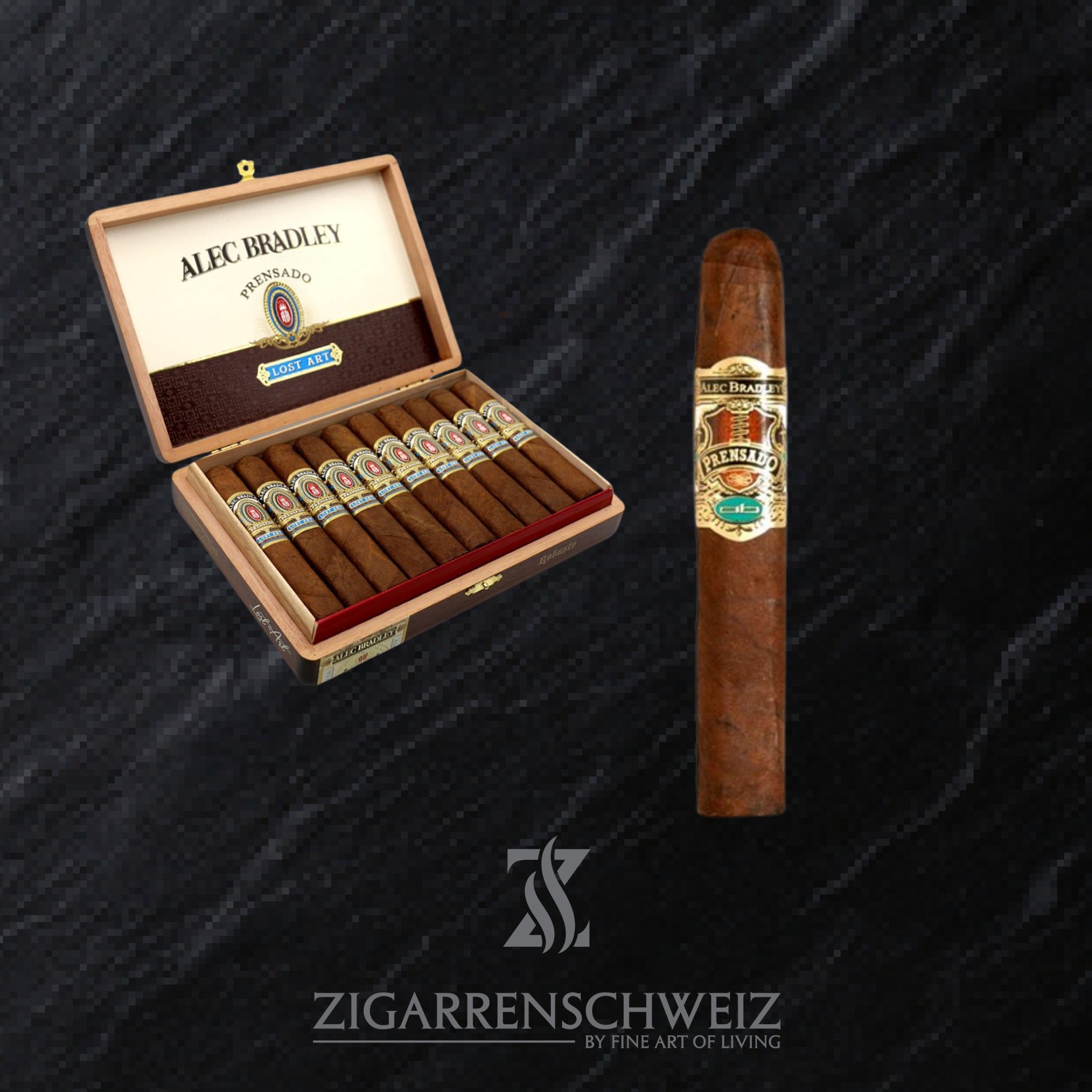 Alec Bradley Prensado Robusto Zigarren Kiste offen