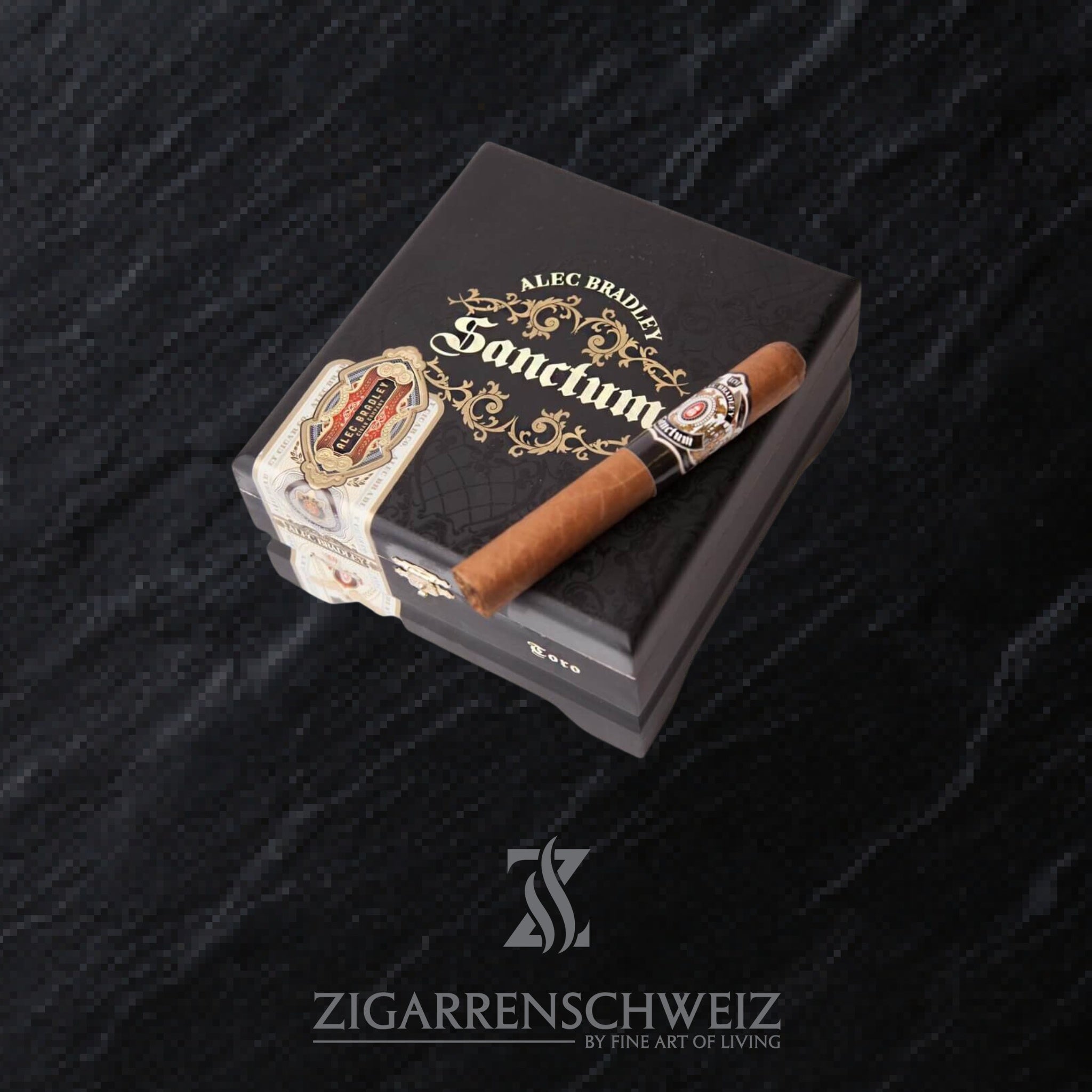 Alec Bradley Sanctum Toro Zigarren Kiste geschlossen