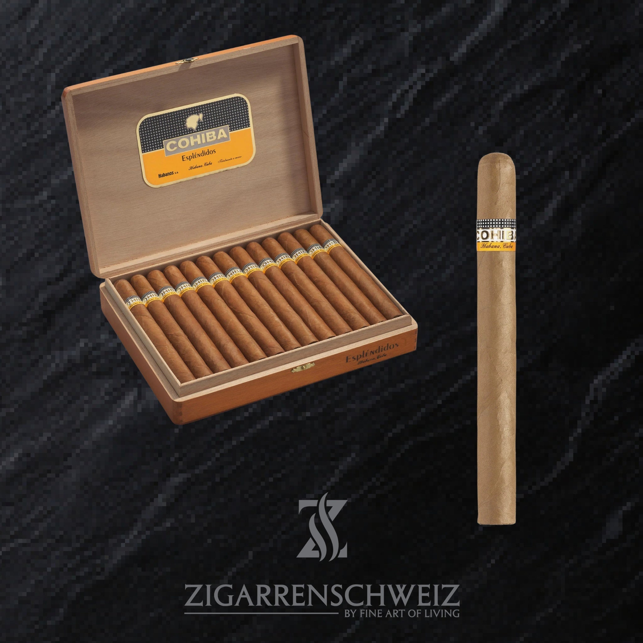 offene Kiste Cohiba Linea Classica Zigarren im Esplendidos Format