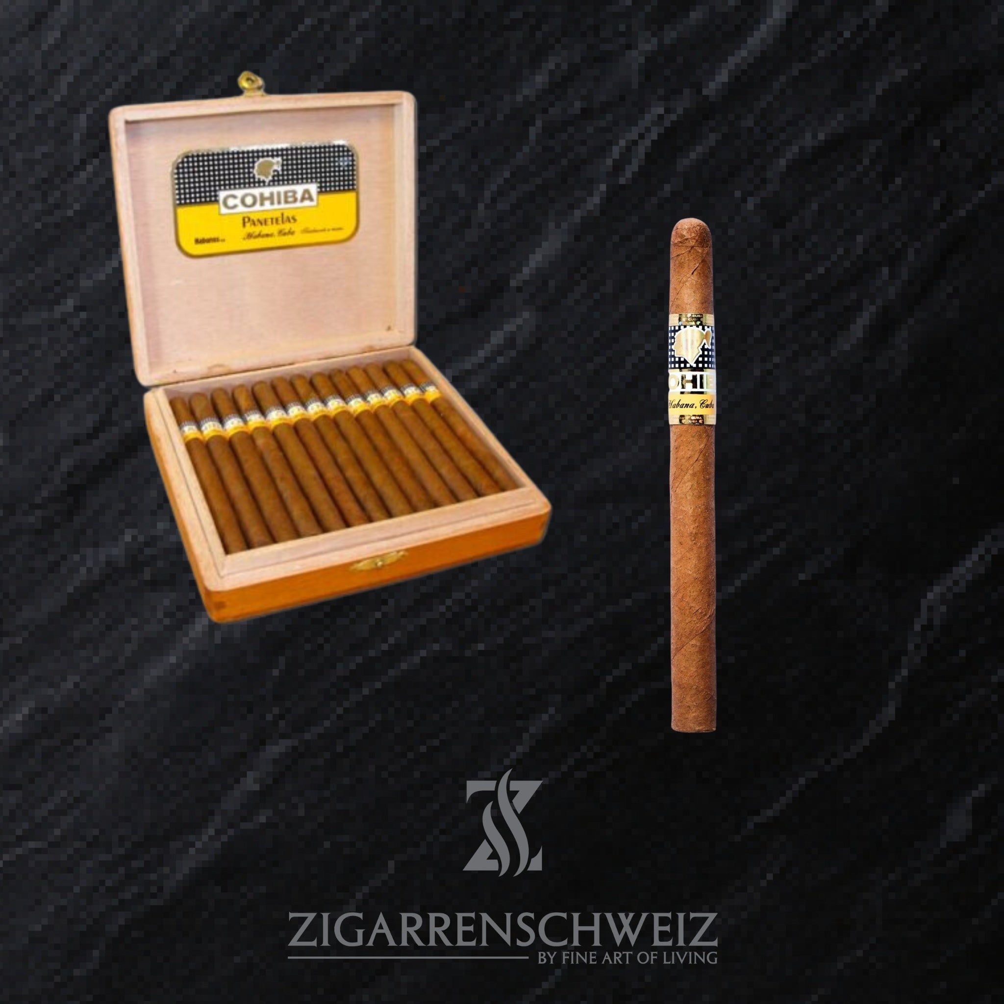 offene Kiste Cohiba Linea Classica Zigarren im Panetelas Format