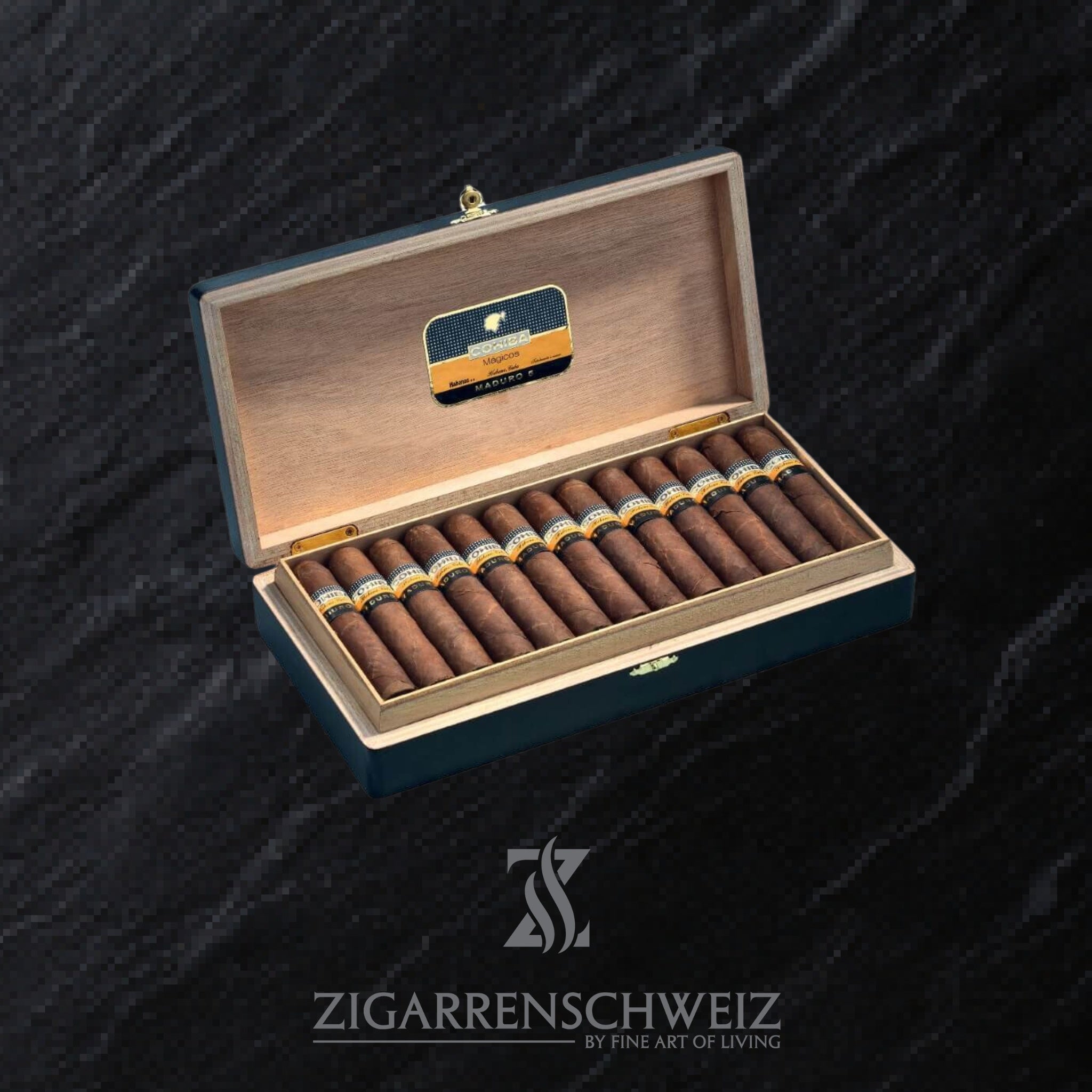 offene 25er Kiste Cohiba Maduro 5 Zigarren im Magicos Format