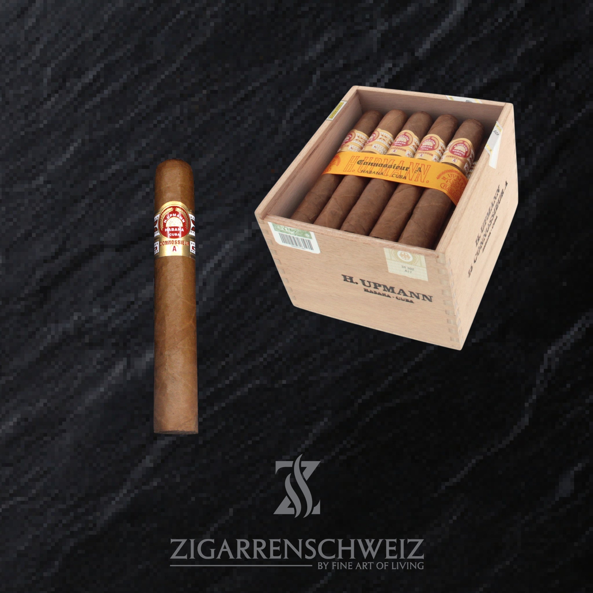 offene Kiste H. Upmann Connossieur A Zigarren