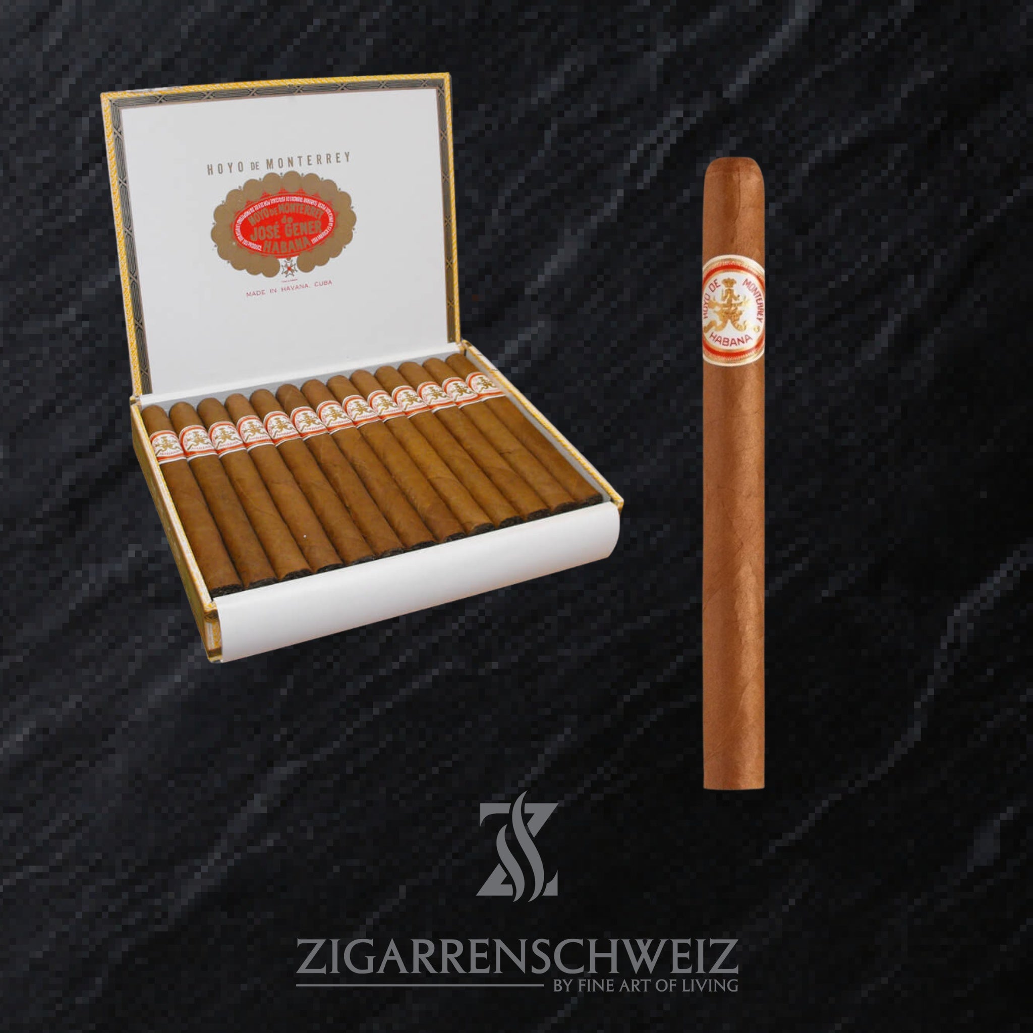 offene Kiste Hoyo de Monterrey Churchill Zigarren