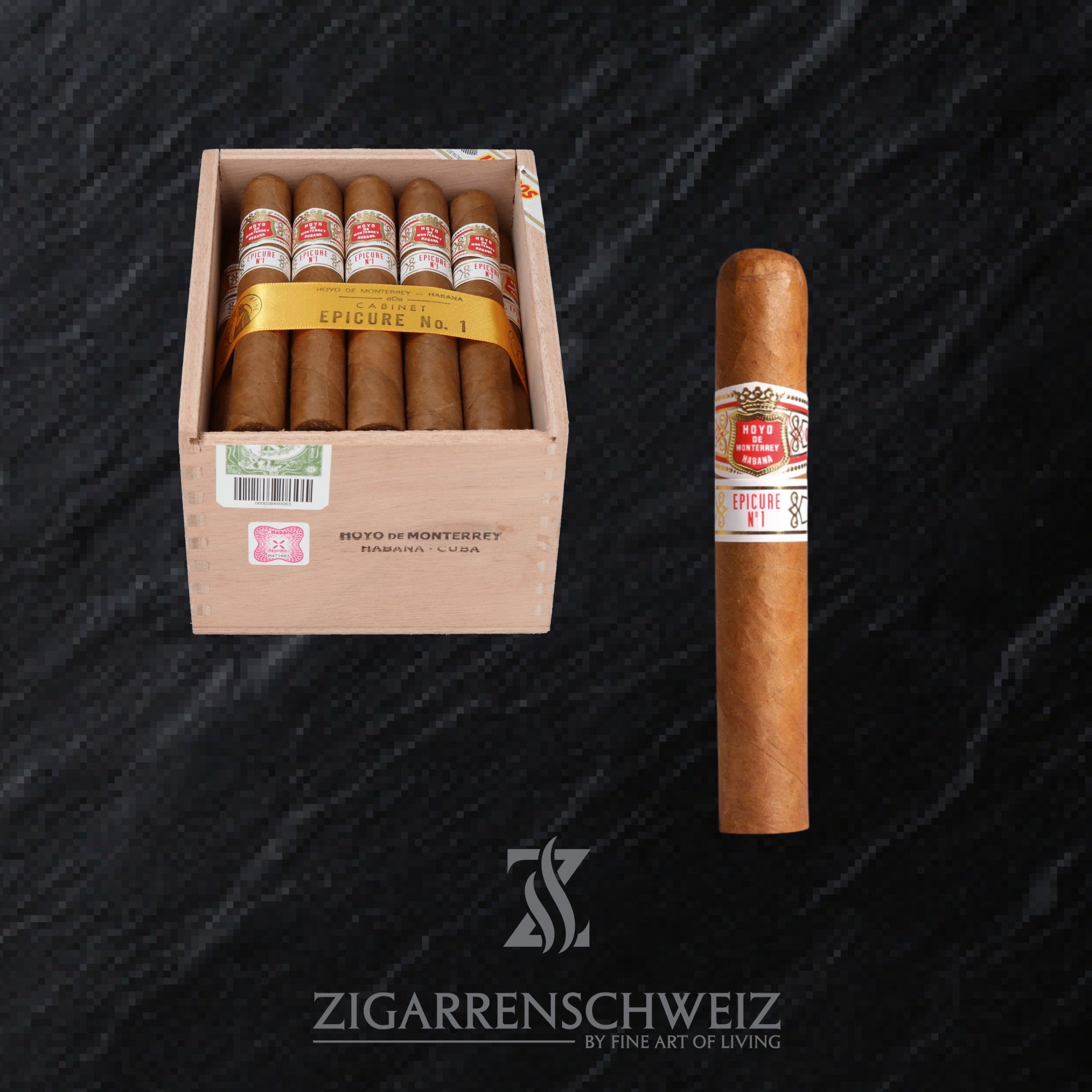 offene Kiste Hoyo de Monterrey Epicure No. 1 Zigarren