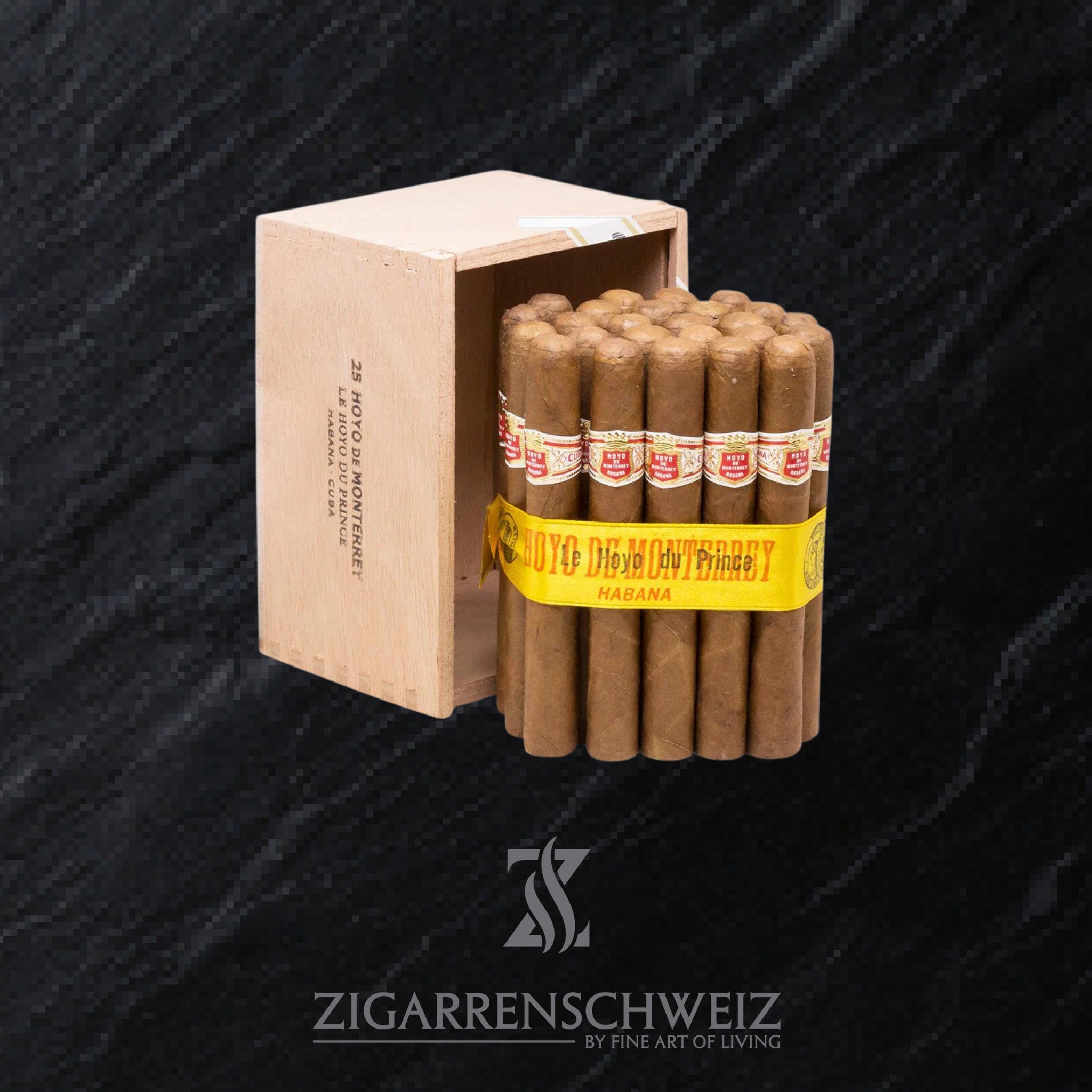 offene Kiste Hoyo de Monterrey du Prince Zigarren