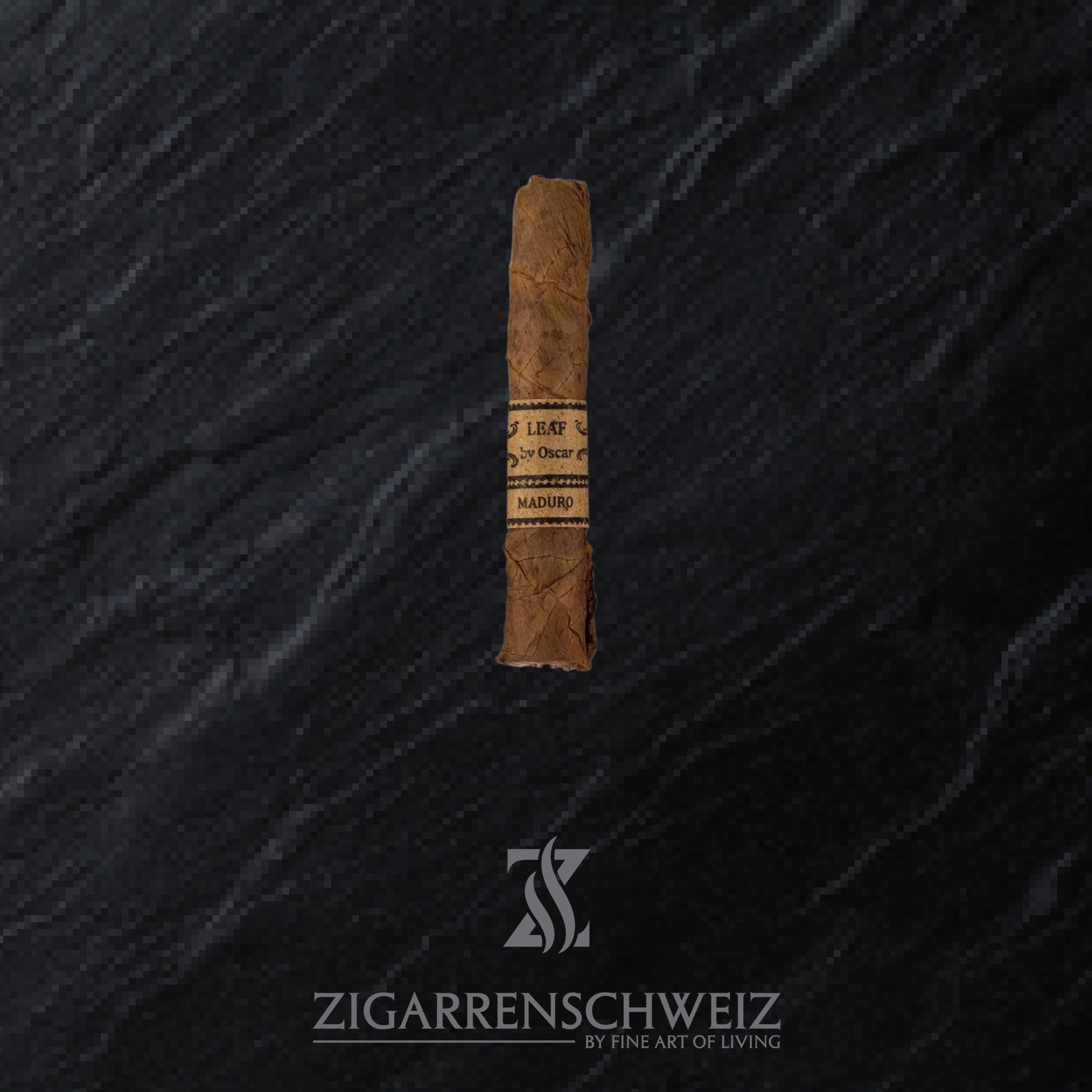 The Leaf by Oscar Valladares Moduro Zigarre im Robusto Format