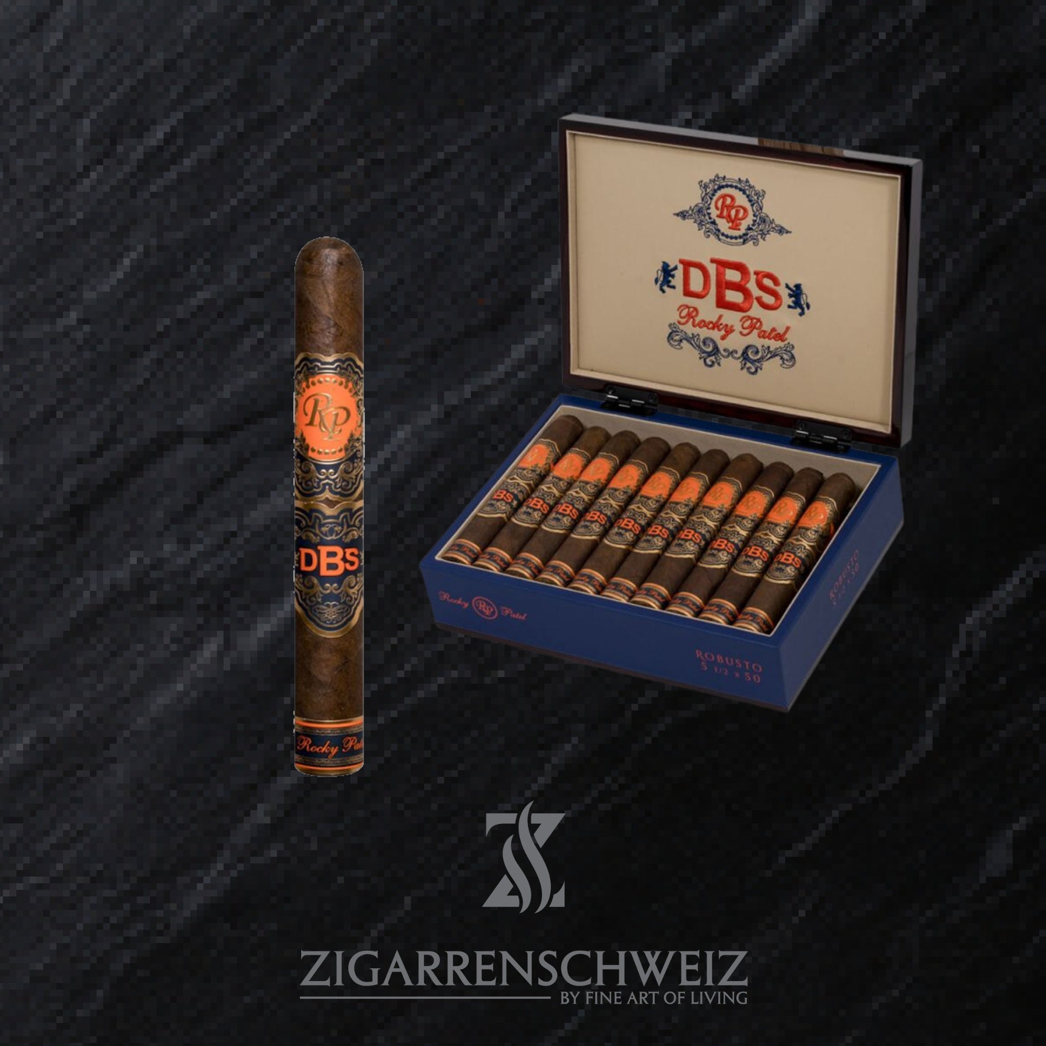 offene Kiste Rocky Patel DBS Zigarren im Robusto Format