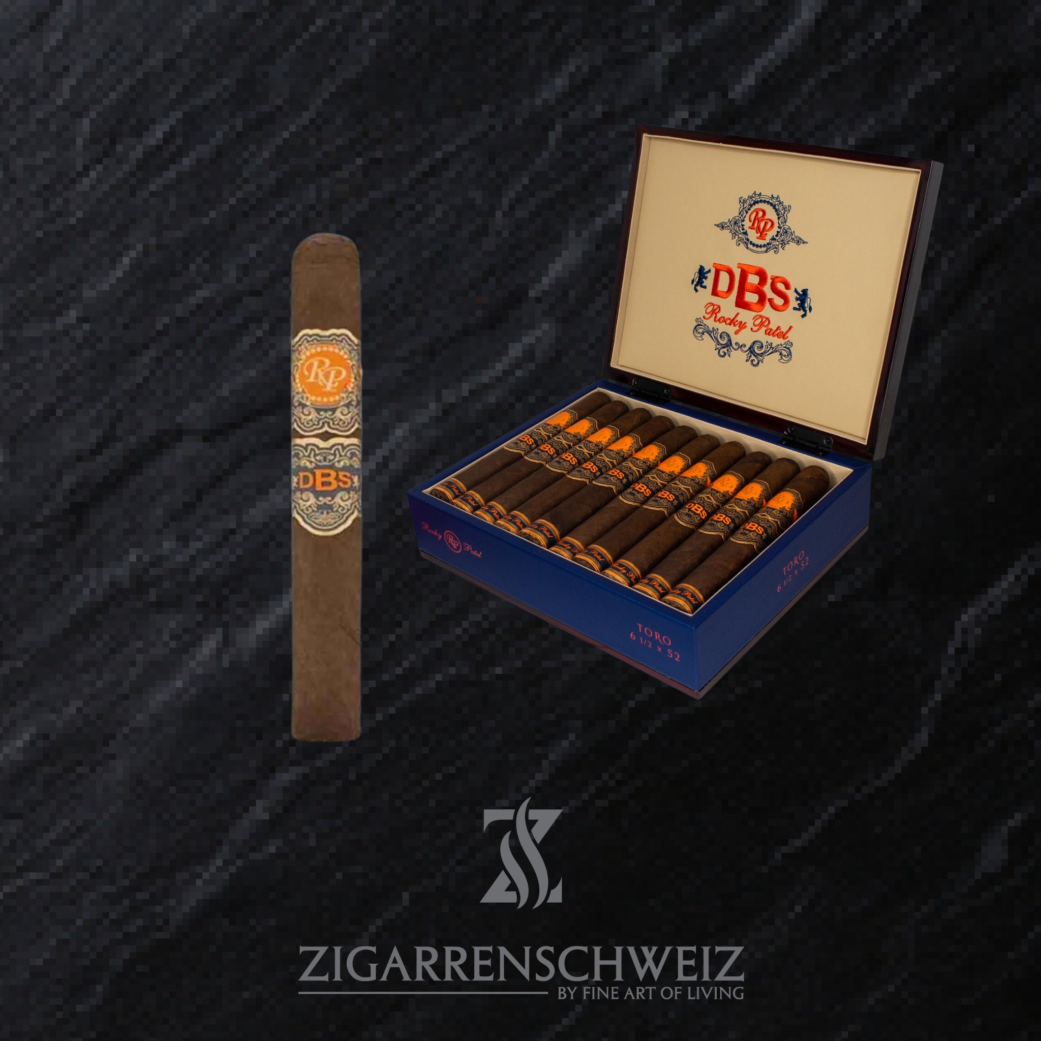 offene Kiste Rocky Patel DBS Zigarren im Toro Format